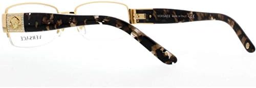 Versace VE 1175B Eyeglasses w/Gold Frame and Non- 53 mm Diameter Lenses, - Image 7