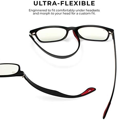 Gamer Advantage Blue Light Glasses - Lightweight, Stylish Gaming Glasses With Blue Light Blocking Lens Technology - (Augment) - Image 4
