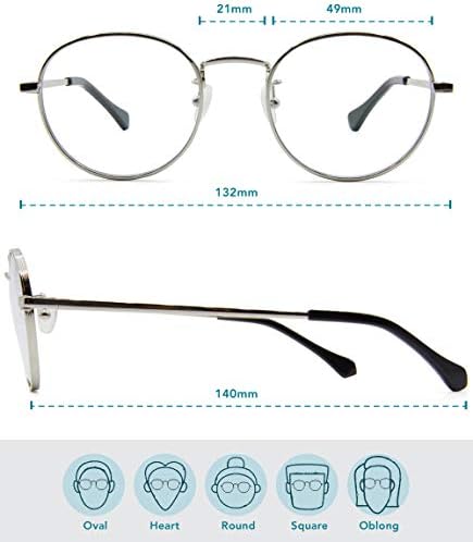 Felix Gray – Hamilton Blue Light Blocking Computer Glasses, Silver - Image 2
