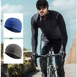 3 Pack Cooling Skull Cap Helmet Liner Sweat Wicking Cycling Running Hat for Men Women
